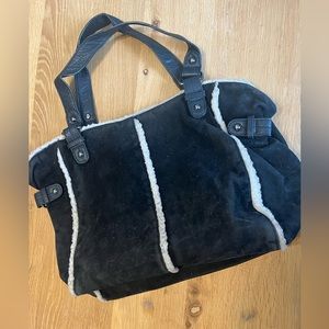Suede Handbag